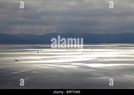 Souya Bay in the morning, Wakkanai city, Hokkaido prefecture, Japan Stock Photo