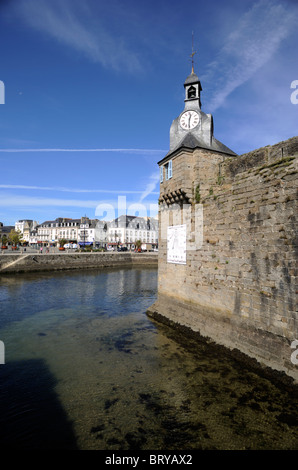 France, Brittany (Bretagne), Finistère, Concarneau, castle Stock Photo
