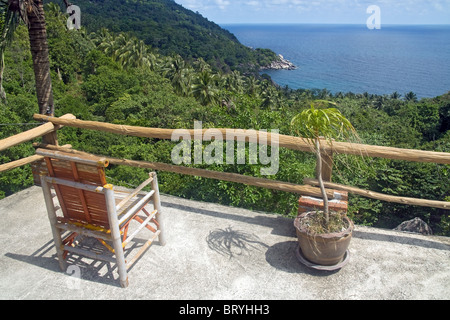 viewpoint on Koh Tao Island Stock Photo