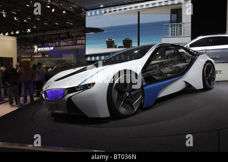 BMW Concept car Vision Efficient Dynamics, Paris Car Show 2010, Paris, Porte de Versailles Stock Photo