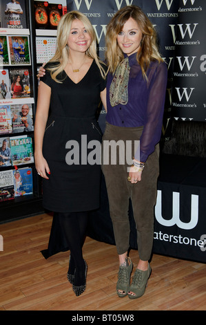 Holly Willoughby and Fearne Cotton sign copies of their new book The Best Friends Guide to Life, Waterstones, Bluewater, Kent, Stock Photo