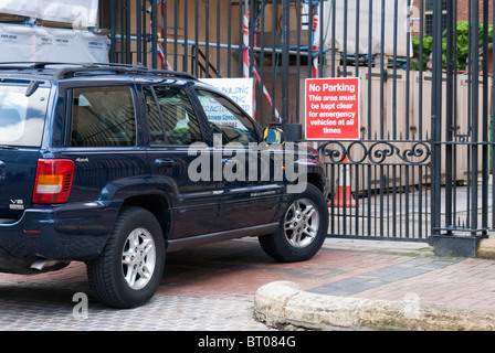 Bad Parking Stock Photo
