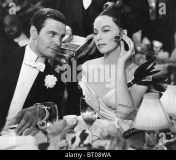 GIGI 1958 MGM film with Leslie Caron and Louis Jordan Stock Photo