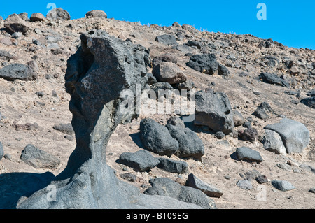 Mushroom Rock, Rock formation, Death Valley National Park, California, USA Stock Photo