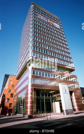 The Astraturm (ASTRA Tower) of the so called Hafenkrone (Harbour Crown) on the grounds of the former ASTRA brewery in Hamburg. Stock Photo