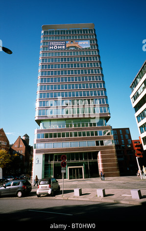 The Astraturm (ASTRA Tower) of the so called Hafenkrone (Harbour Crown) on the grounds of the former ASTRA brewery in Hamburg. Stock Photo