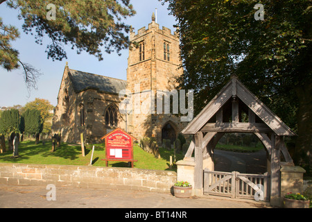 All Saints Church Hutton Rudby North Yorkshire England Stock Photo