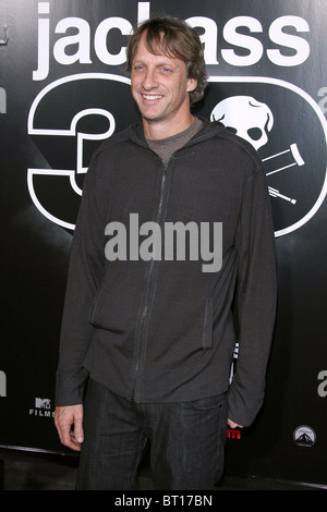 TONY HAWK JACKASS 3D PREMIERE HOLLYWOOD LOS ANGELES CALIFORNIA USA 13 October 2010 Stock Photo