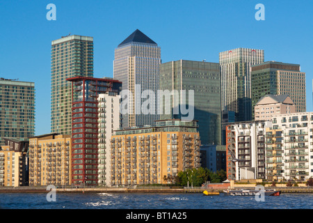 Isle of Dogs - Docklands - Tower Hamlets - London. Stock Photo