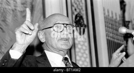 economist, Milton Friedman, speaking in San Francisco Stock Photo - Alamy