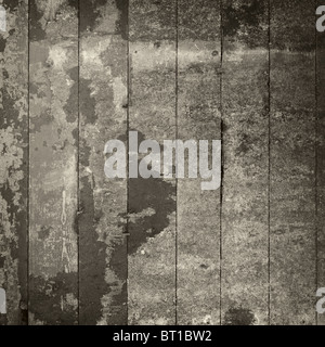 Aged grunge wooden painted wall square background Stock Photo