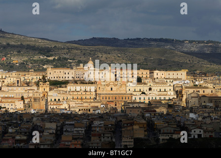 Noto. Sicily. Italy. View of the 17th C baroque city of Noto. Stock Photo