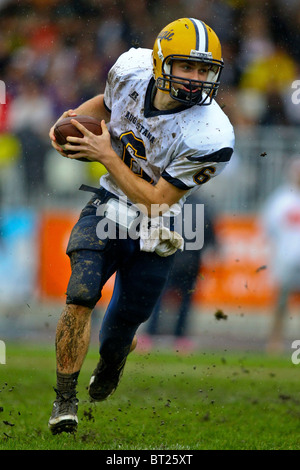 Team Austria beats the Augustana Vikings in a charity game 10-3 on May 30, 2010 at Hohe Warte Stadium in Vienna, Austria. Stock Photo