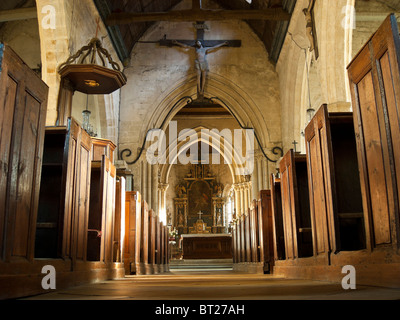 Church Saint Martin in Veules-les-Roses,Normandy Stock Photo