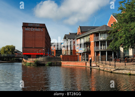 Castle Wharf waterfront development Nottingham england uk Stock Photo