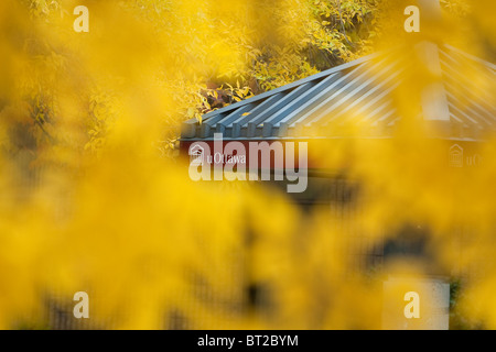 A University of Ottawa / Universite d'Ottawa sign is seen on the campus in Ottawa Stock Photo