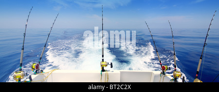 Big game fishing rods stock image. Image of reel, ship - 167704547