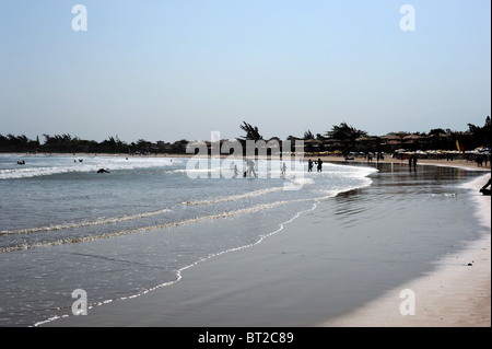 People in the sea at Geriba beach Buzios Stock Photo