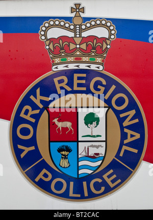 York Regional Police car is seen during a police memorial parade in Ottawa Sunday September 26, 2010. Stock Photo