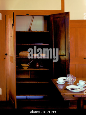 Ministry dining room at Hancock Shaker community in Massachussetts. Stock Photo