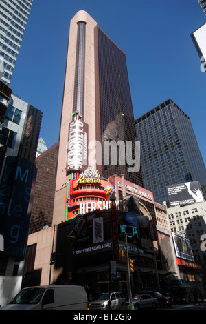 The Hershey Candy store in Times Square, New York City Stock Photo