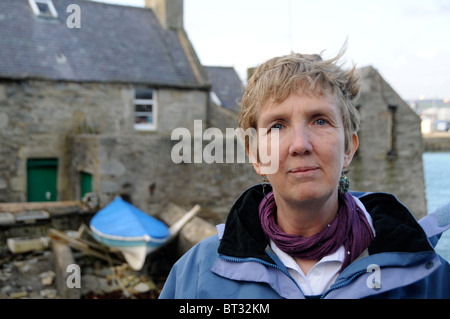 Ann Cleeves crime murder thriller and detective writer author Stock Photo