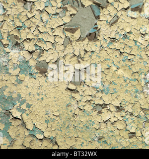 Grunge ancient painted and cracked wall background Stock Photo