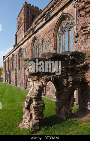 Shrewsbury Abbey, Shropshire, England Stock Photo