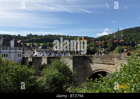 One of (54) images in this set related to Llangollen in Wale. please enjoy images from Sty Collen's Church, Llangollen Stn, Corm Mill and more. Stock Photo