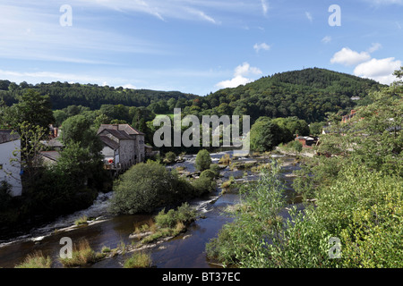 One of (54) images in this set related to Llangollen in Wale. please enjoy images from Sty Collen's Church, Llangollen Stn, Corm Mill and more. Stock Photo