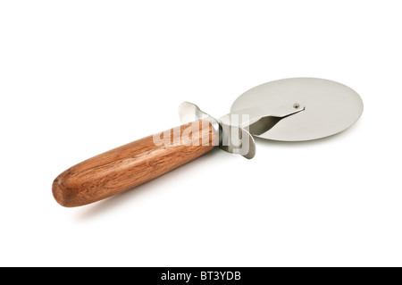 pizza cutter isolated on white Stock Photo