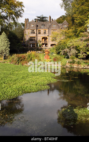 Glencot House Hotel at Wookey Hole luxury hotel alongisde the River Axe in Somerset England UK Stock Photo