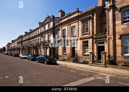 Georgian houses in Liverpool UK, with Liverpool Cathedral ...