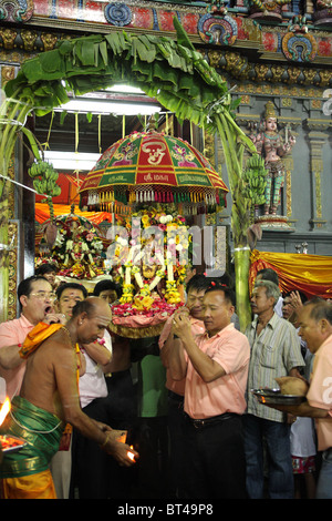 Vasanta Navaratri  Hindu festival at Sri Mariamman Temple , Bangkok Stock Photo