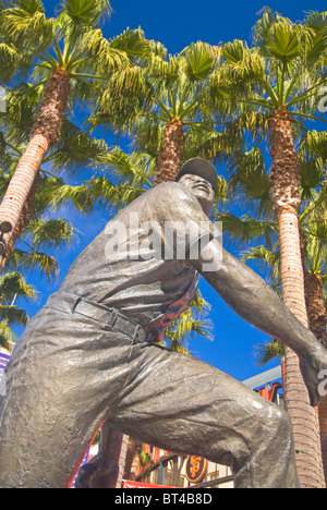 Statue in tribute of Willie Mays Jr, at AT&T Park, San Francisco, California Stock Photo