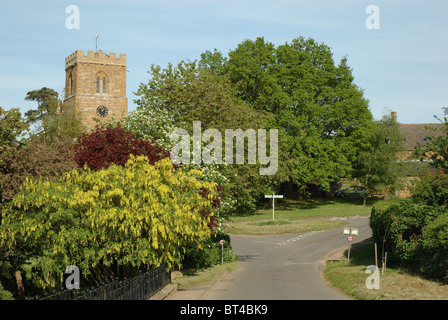 the village of Great Brington, Northamptonshire, England, UK Stock Photo