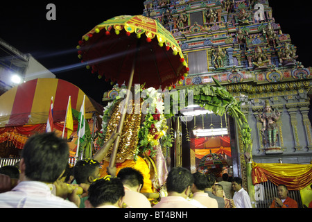 Vasanta Navaratri  Hindu festival at Sri Mariamman Temple , Bangkok Stock Photo