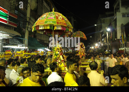 Vasanta Navaratri  Hindu festival at Sri Mariamman Temple , Bangkok Stock Photo