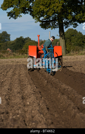 Fordson Model N Tractor at Ploughing Match Stock Photo