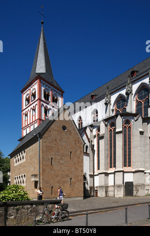 Katholische Pfarrkirche St. Servatius in Siegburg, Naturpark Bergisches Land, Nordrhein-Westfalen Stock Photo