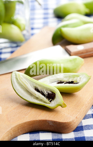 tasty green achocha Stock Photo