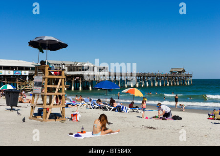 Cocoa Beach Pier, Space Coast, Florida, USA Stock Photo