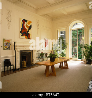 View Of A Painting Above A Fireplace Stock Photo 210375071 Alamy
