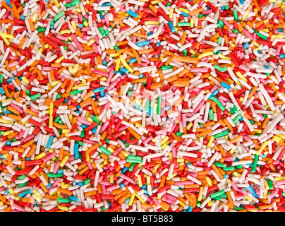 colored little candies background Stock Photo