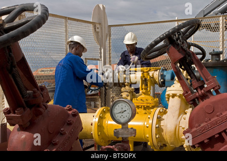 Safety valves on offshore oil and gas wellhead remote platform to ...