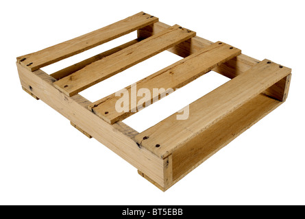 Wood pallet Stock Photo