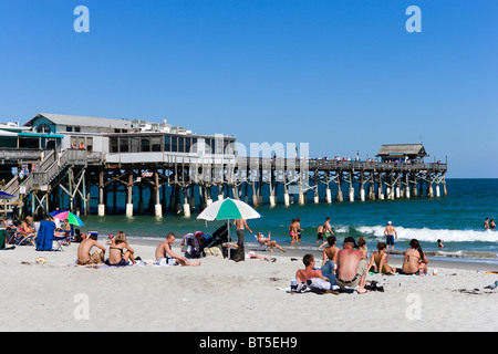 Cocoa Beach Pier, Space Coast, Florida, USA Stock Photo