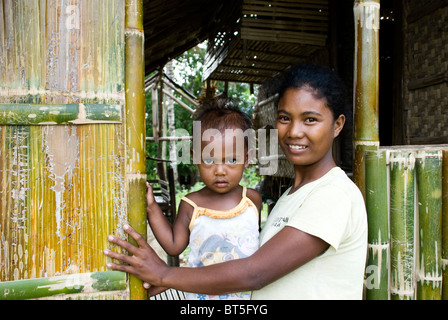 philippines, guimaras, ati village scene Stock Photo - Alamy