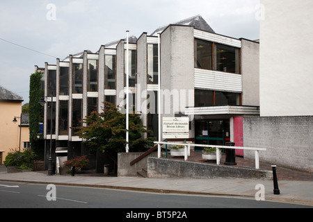 Library, Brecon, Wales, UK Stock Photo
