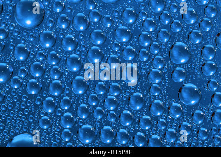 Natural water drops for texture or background Stock Photo